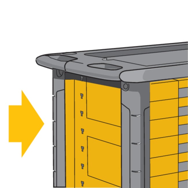 Dulap cu scule echipat complet cu 6 sertare 177 piese Vorel 58540