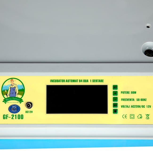 Incubator oua automat Micul Fermier GF-2100, Capacitate 64 oua