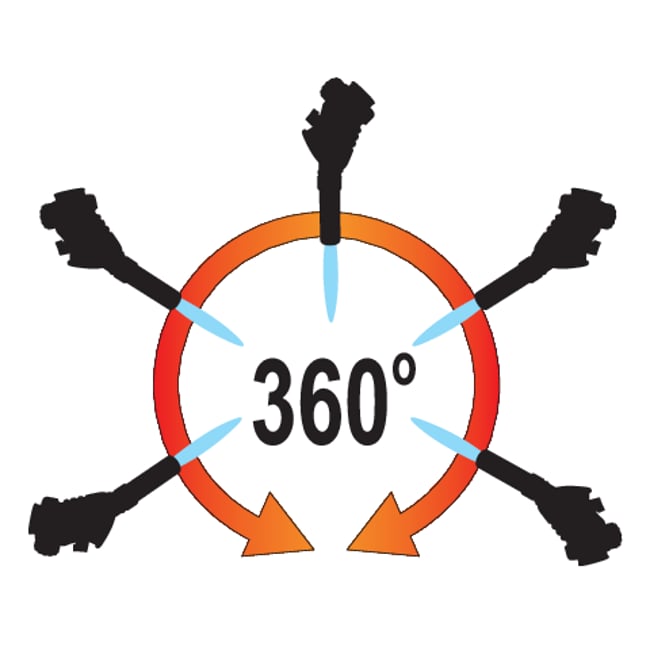 Arzator pe gaz, Yato YT-36712, aprindere piezzo, 1300 grade