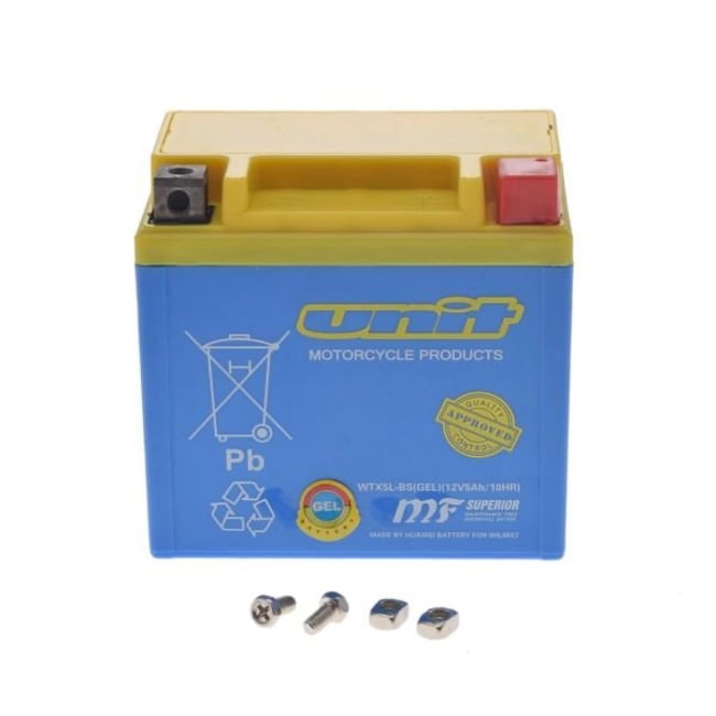 Baterie moto, 12V 5 Ah, gel WTX5L-BS ( YTX5L-BS )