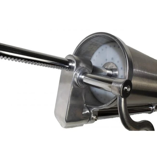 Masina de umplut carnati, 5 Kg, 6 x palnii incluse, vertical din inox, Elefant KY-2010