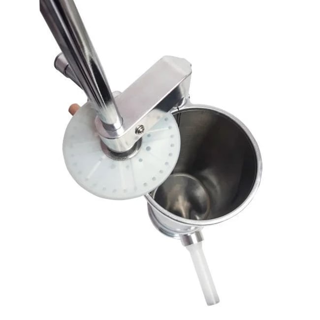 Masina de umplut carnati, 5 Kg, 6 x palnii incluse, vertical din inox, Elefant KY-2010