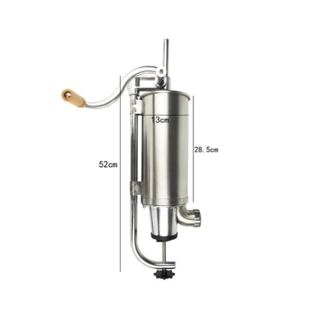 Masina de umplut carnati, 4 Kg, 4xPalnii incluse, vertical din inox, model profi