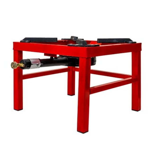 Arzator / pirostrie pe gaz cu un foc de exterior, portabila, material fonta si otel