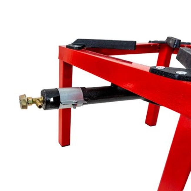 Arzator / pirostrie pe gaz cu un foc de exterior, portabila, material fonta si otel