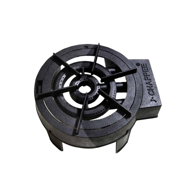 Arzator tip pirostrie exterior din fonta cu 3 robineti (7.7 kW), diametru 300mm, gaz, GPL butelie