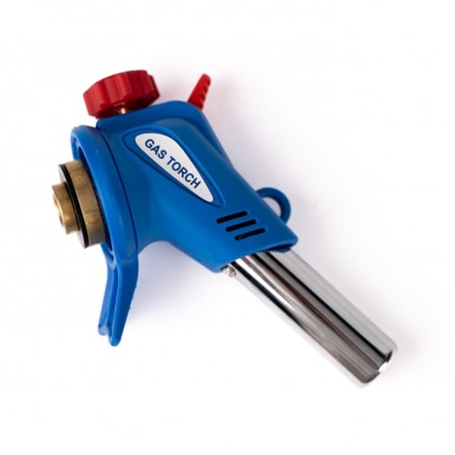 Cap arzator cu aprindere quartz, alimentare la butelie cu filet, albastru, KLL-8812