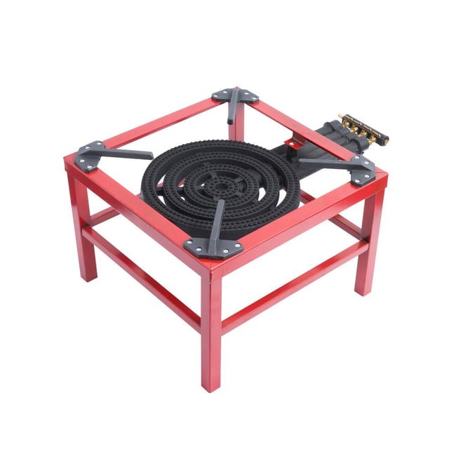 Pirostrie pe gaz, ELEFANT R04, arzator, 4 inele, fonta, propan-butan, 20.8kw