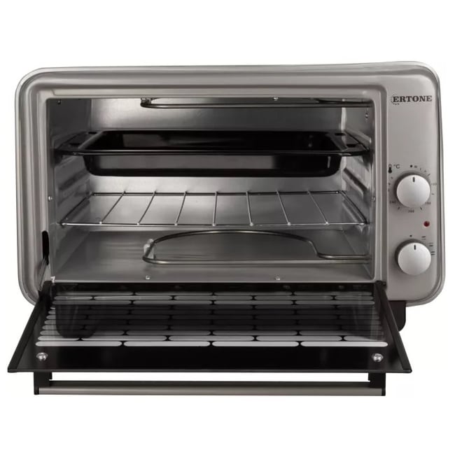 Cuptor electric Ertone Ertone MN9135NG, 36 litri, 1420 W, inaltime reglabila, 2 tavi, gri