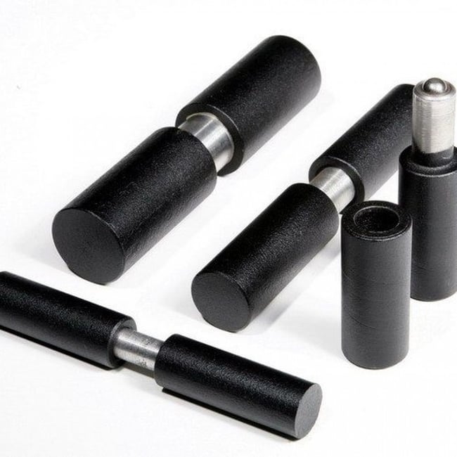 Balama sudabila, neagra cu bila in cap, grosime 32mm, lungime 140mm