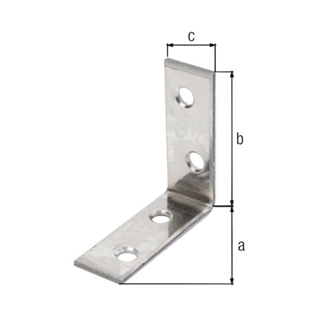 Coltar Metalic 40x40x15x1.5mm (50 Buc/ Pachet)