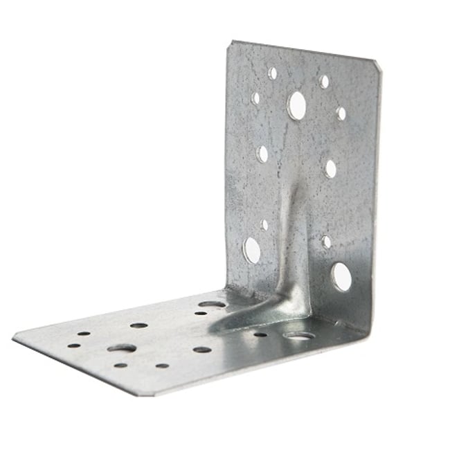 Coltar metalic ranforsat pentru lemn 90X90X65X2mm