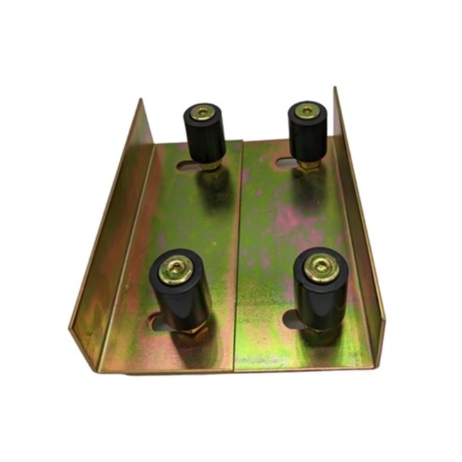 Ghidaj superior reglabil pentru poarta culisanta, cu 4 role de teflon Ø 30mm