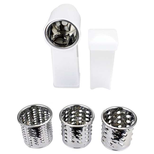 Masina de tocat carne Sencor S-SMG4410WH alba 1400W, accesorii tocat, feliat, discuri otel, 100kg/h