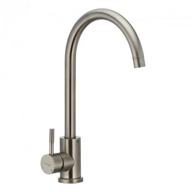 Baterie bucatarie Mixxus SUS-011 din otel inoxidabil, monocomanda, racorduri incluse, cromat