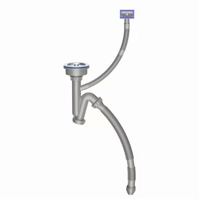 Set chiuveta multifunctionala HAUSBERG HBC-9950NG din otel inoxidabil, baterie dubla, cuva perforata fructe/legume, cuva universala cu dop scurgere, tocator, 750x460x220 mm, accesorii incluse, Negru