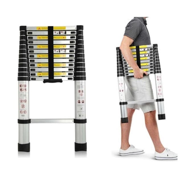 Scara telescopica din aluminiu, extensibila pana la, 3.2 m, 11 trepte, 150 kg