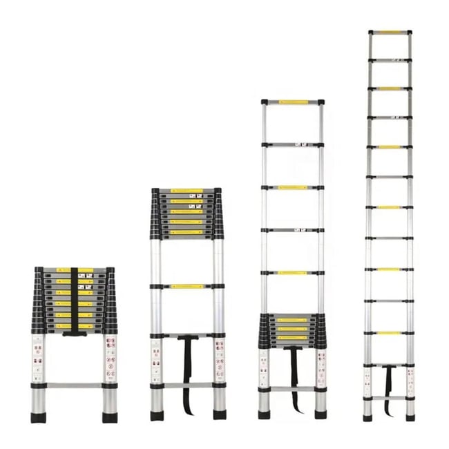 Scara telescopica din aluminiu, extensibila pana la, 3.2 m, 11 trepte, 150 kg