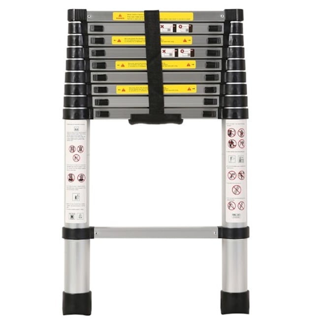 Scara telescopica din aluminiu, extensibila pana la, 2.9 m, 10 trepte, 150 kg