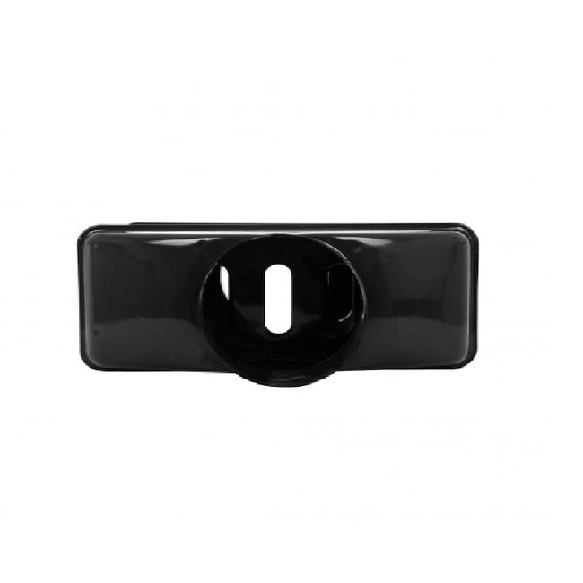 Recuperator caldura din tabla emailata 130mm, negru