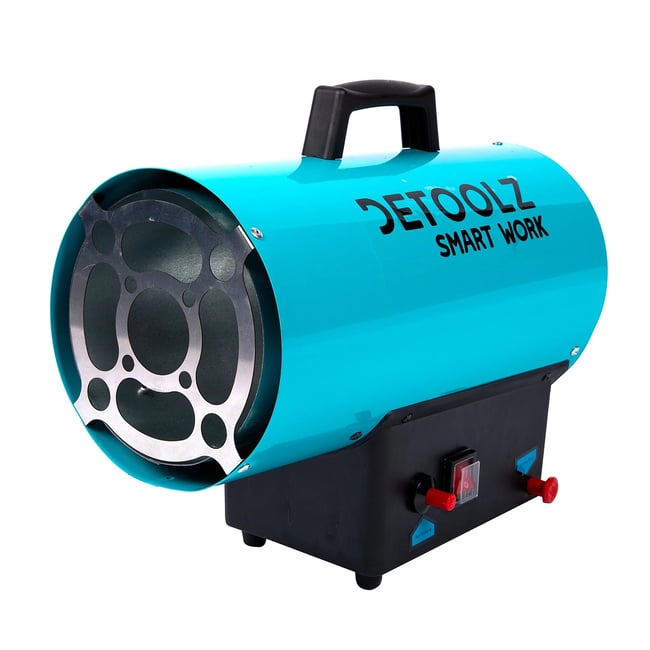 Tun de caldura pe gaz/GPL, Detoolz DZ-EI108, 15 kW, 320 m³/h, pana la 50m²