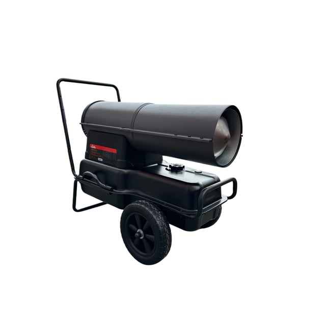 Tun de caldura pe motorina (Diesel) DRK 50 Kw cu rezervor de 40 Litri,suprafata de incalzire 240m2, consum maxim 5l/h