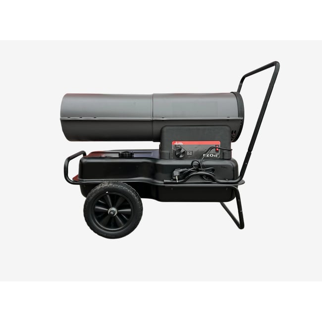 Tun de caldura pe motorina (Diesel) DRK 50 Kw cu rezervor de 40 Litri,suprafata de incalzire 240m2, consum maxim 5l/h