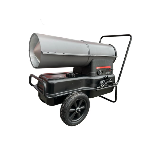 Tun de caldura pe motorina (Diesel) DRK 50 Kw cu rezervor de 40 Litri,suprafata de incalzire 240m2, consum maxim 5l/h