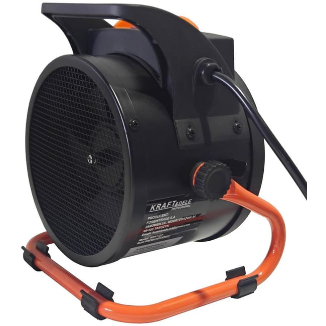 Aeroterma aer cald, electrica, Kraft&Dele KD11727, 2.5 kW, 220 V