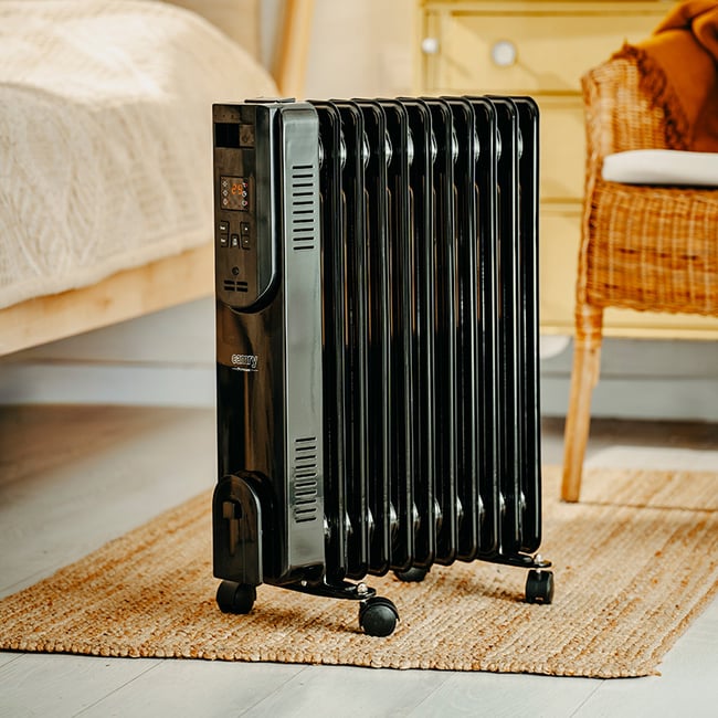 Radiator cu ulei, Camry CR 7813, 11 elementi , electric, reglare temperatura 2500W