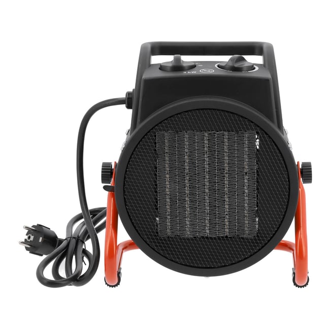 Aeroterma aer cald, electrica, Yato YT-99705, 3 kW, 245 m3/h, 220 V, trei trepte de putere, rezistenta ceramica