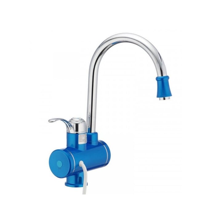 Instant apa calda, electric, tip robinet, MIXXUS Electra 240-E Blue, digital, pentru chiuveta, 3 kW