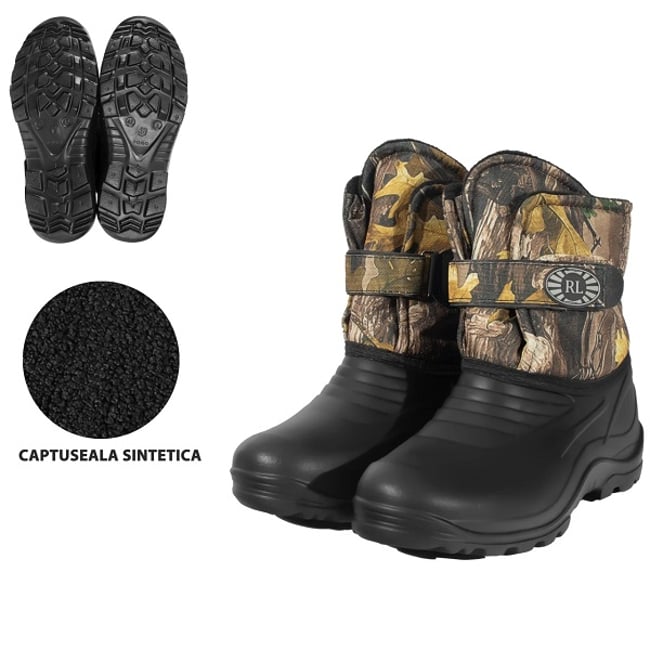 Cizme din pvc impermeabile, apa - noroi, antiderapante, captuseala sintetica