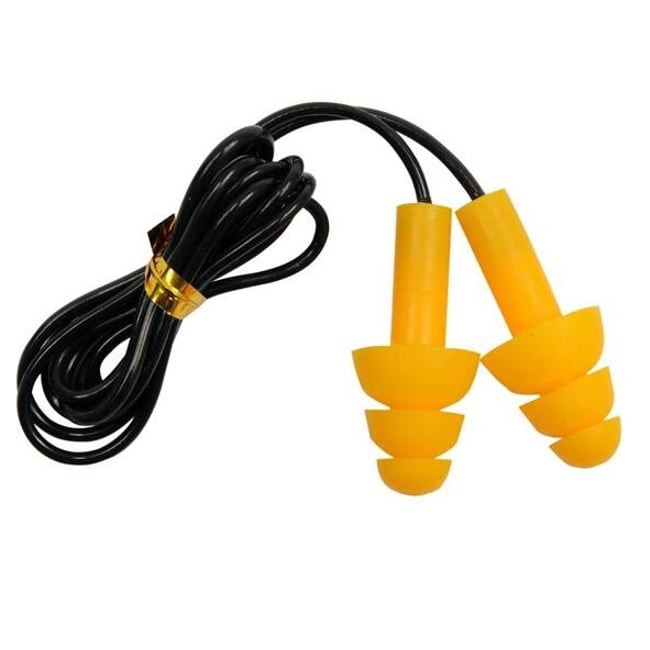 Set antifoane cu fir tip dop pentru urechi, Yato YT-7456, 8-10mm, silicon