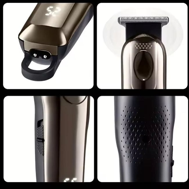 Masina de tuns profesionala, cu acumulator, afisaj digital, baterie 500 mAh, autonomie 2 ore, 6500 rpm