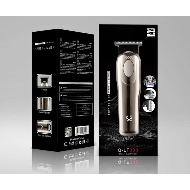 Masina de tuns profesionala, cu acumulator, afisaj digital, baterie 500 mAh, autonomie 2 ore, 6500 rpm