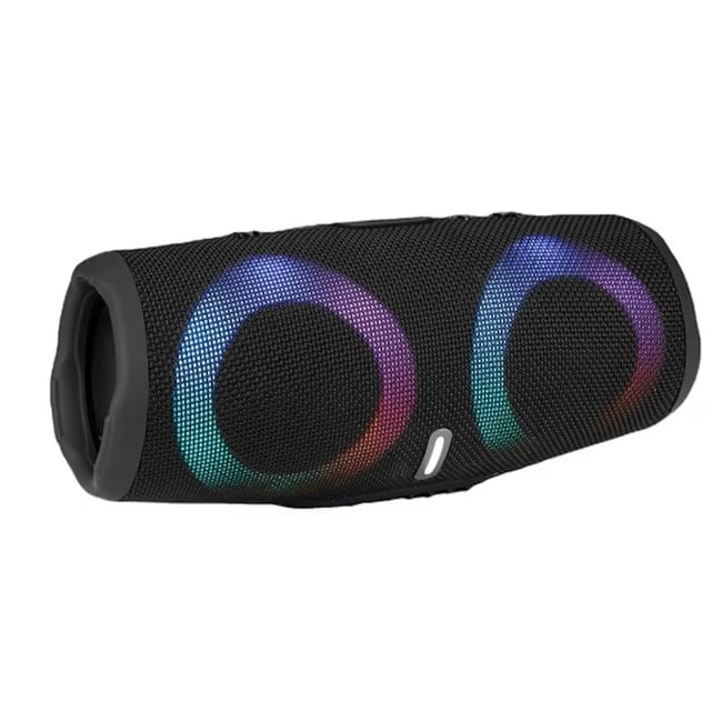 Boxa portabila, putere 10W, IPX6, lumina RGB, bluetooth V5.2, aux, usb, TF card