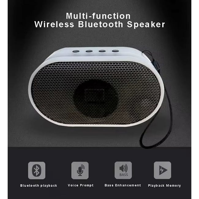 Boxa Portabila, 3W, Bluetooth V5.0, Usb, TF Card, 300mAh, RGB led, Miromoto®