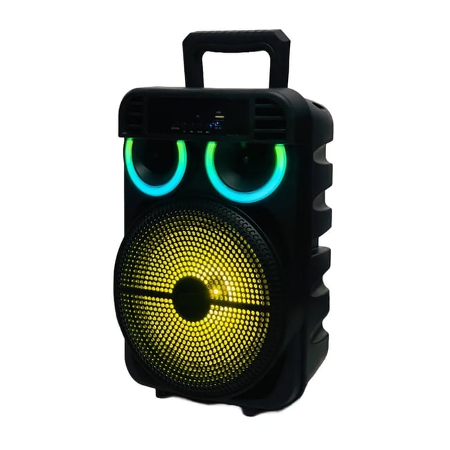 Boxa portabila, difuzor 8″, putere 11w, 1500 mah, usb, TF, radio FM, microfon wireless