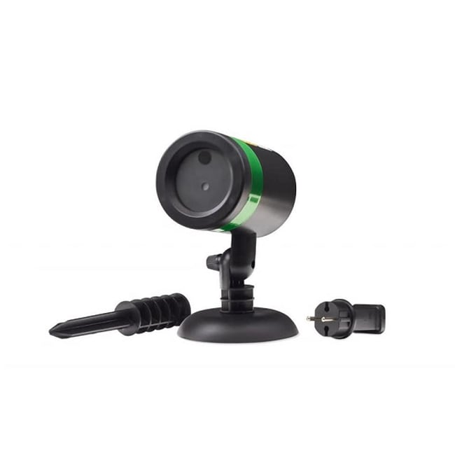 Proiector laser festiv rosu verde de exterior cu telecomanda si senzor lumina, CASAYA 964860