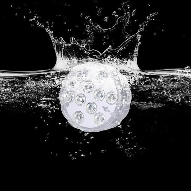 Lampa LED portabila cu telecomanda, alimentare baterii, Rgb