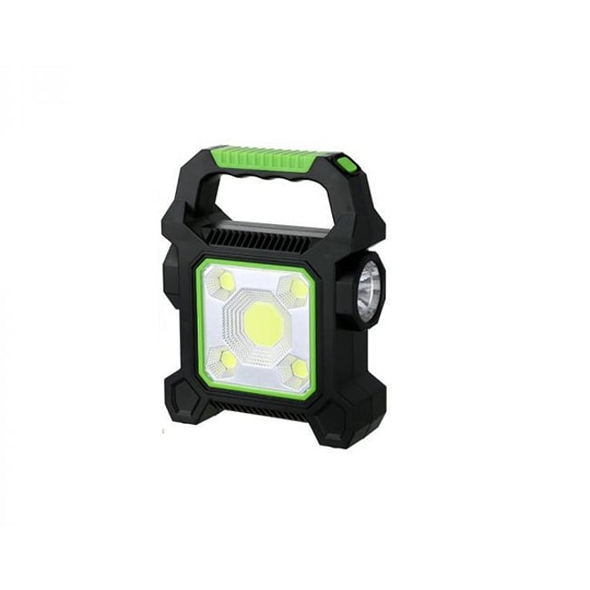 Lanterna reincarcabila, LED+COB, panou solar, 3 moduri iluminare, 15W, 2400mah, IP44, functie powerbank