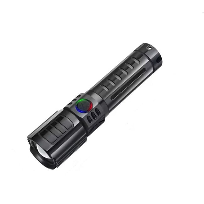 Lanterna reincarcabila, LED, 3 moduri iluminare, type-c, zoom telescopic