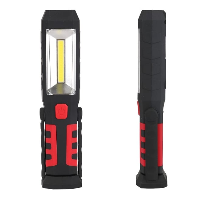 Lanterna Portabila 3W COB LED, 260lm, 2 Magneti, Acumulator Li-Lon 3.7V