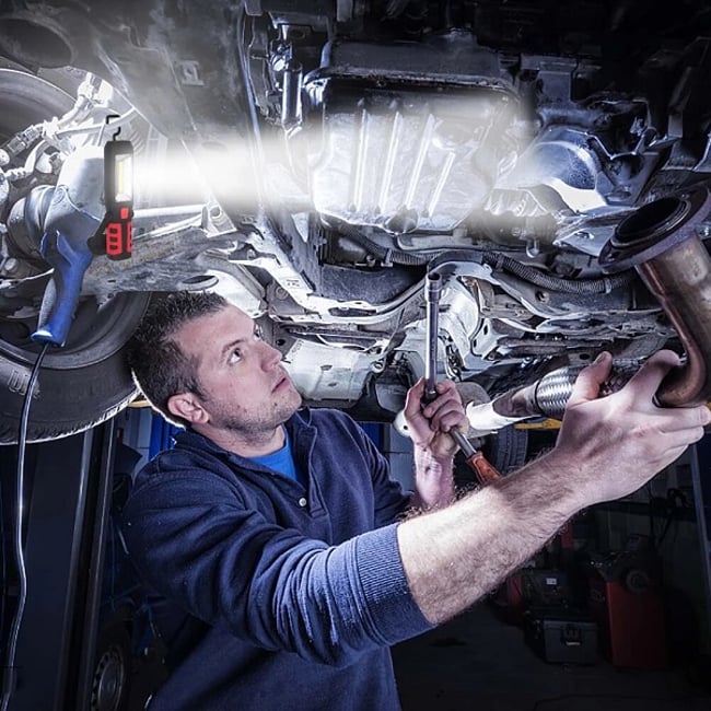 Lanterna Portabila 3W COB LED, 260lm, 2 Magneti, Acumulator Li-Lon 3.7V