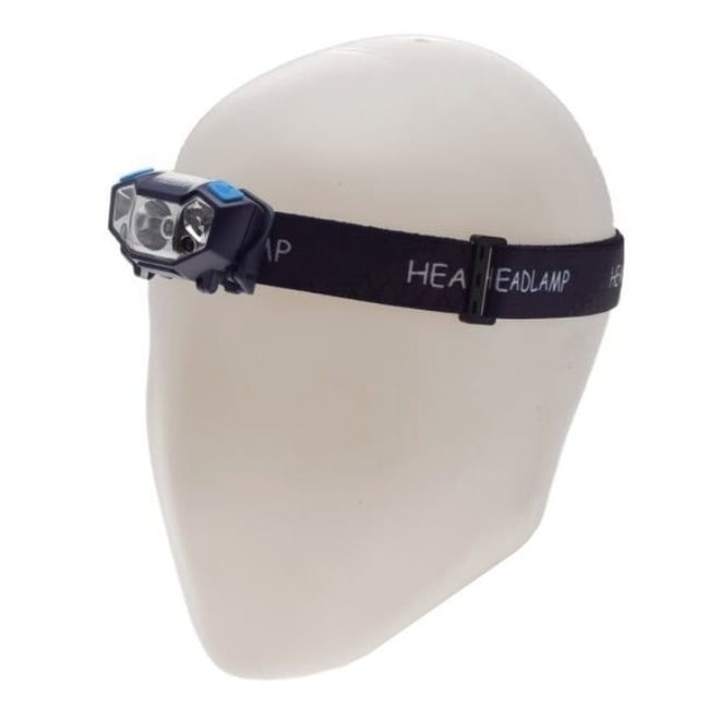 Lanterna frontala LED, USB reincarcabil, waterproof, ajustabila, pentru camping si activitati in aer liber, 5 W