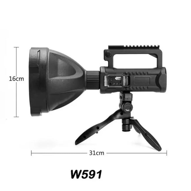 Lanterna LED Cu Trepied, Model Reflector Multifunctional, Led P50, 3500lm, Reincarcabila, cu maner, 3 MODURI DE ILUMINARE