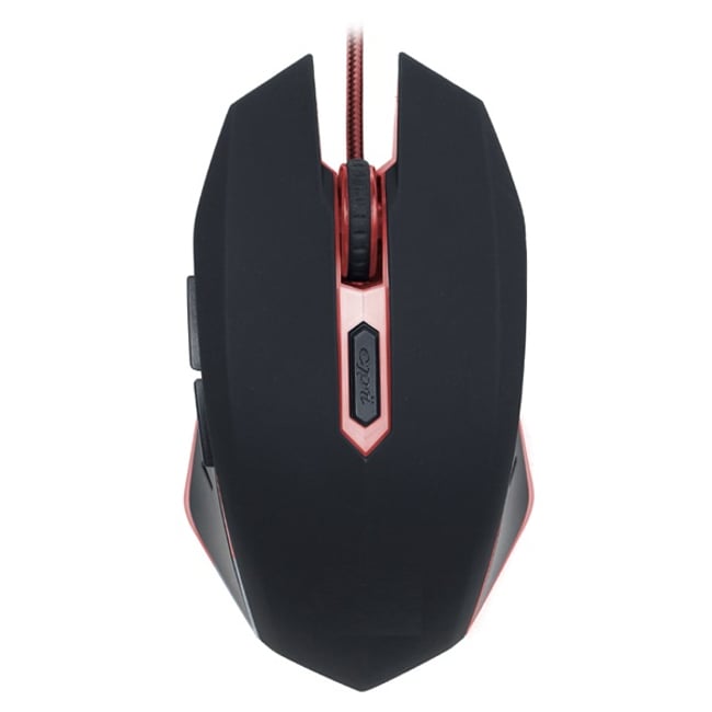 Mouse optic Gaming, 2400 dpi quick, cu fir 1.3m lungime, usb 2.0, cablu anti-încurcare, negru