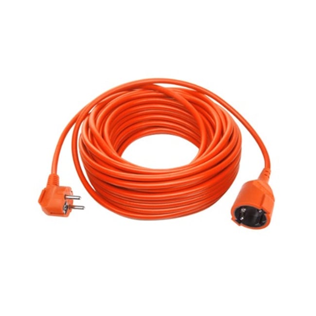 Prelungitor cu Fisa si Priza tip Schuko, 20 Metri, 3x1mm, Portocaliu, SPN2135