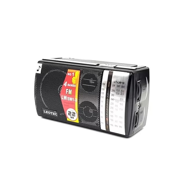 Radio portabil Leotec LT, LW10, World Receveir, unde scurte si lungi